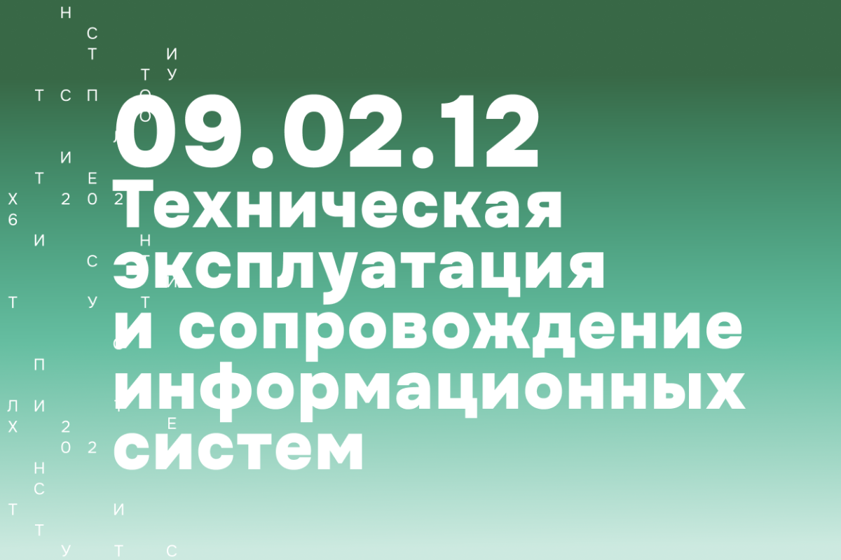 Изображение: Техническая эксплуатация и сопровождение информационных систем